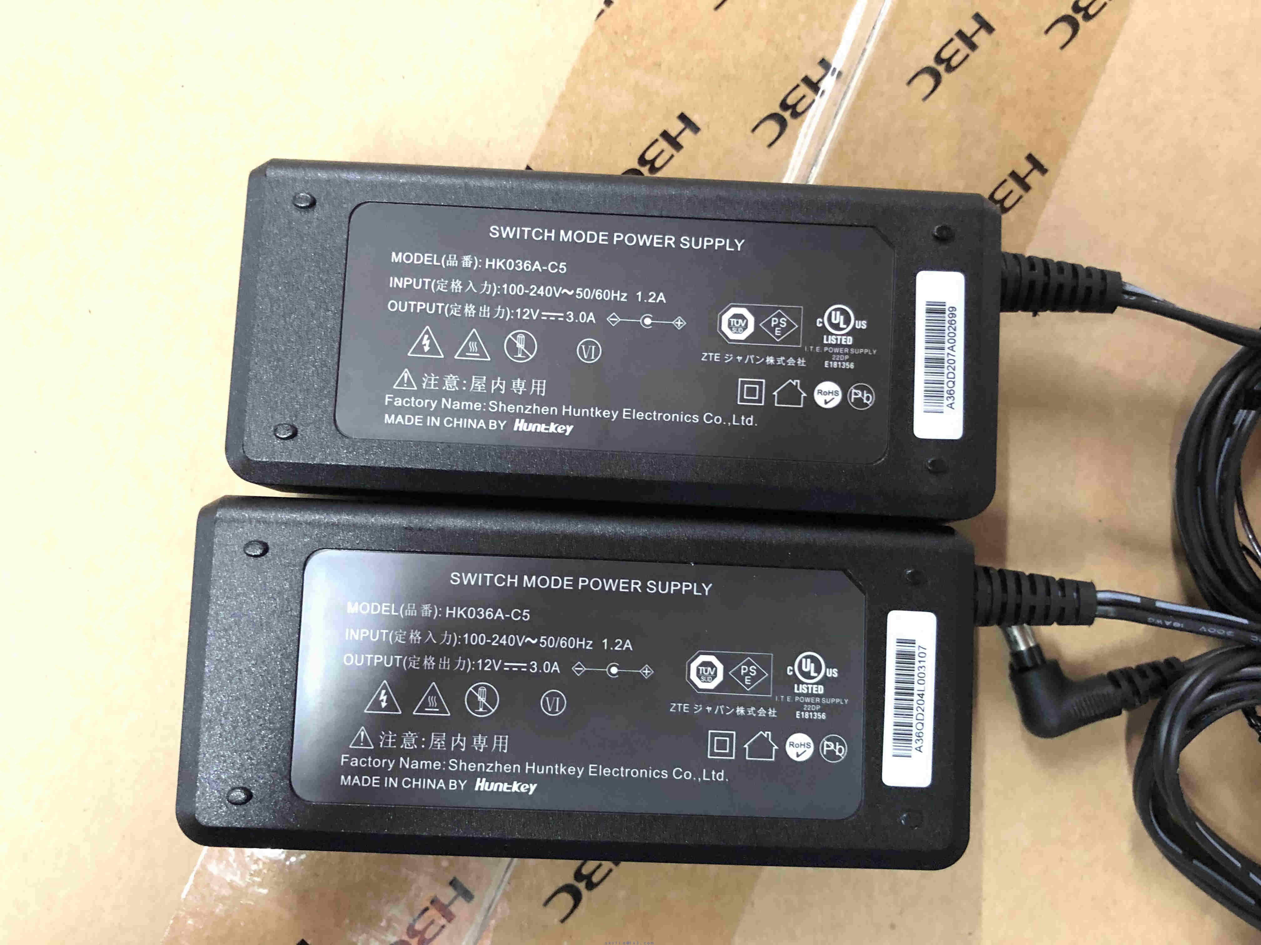 Huntkey HK036A-C5 Switch mode power supply 12V 3.0A 5.5(图2)