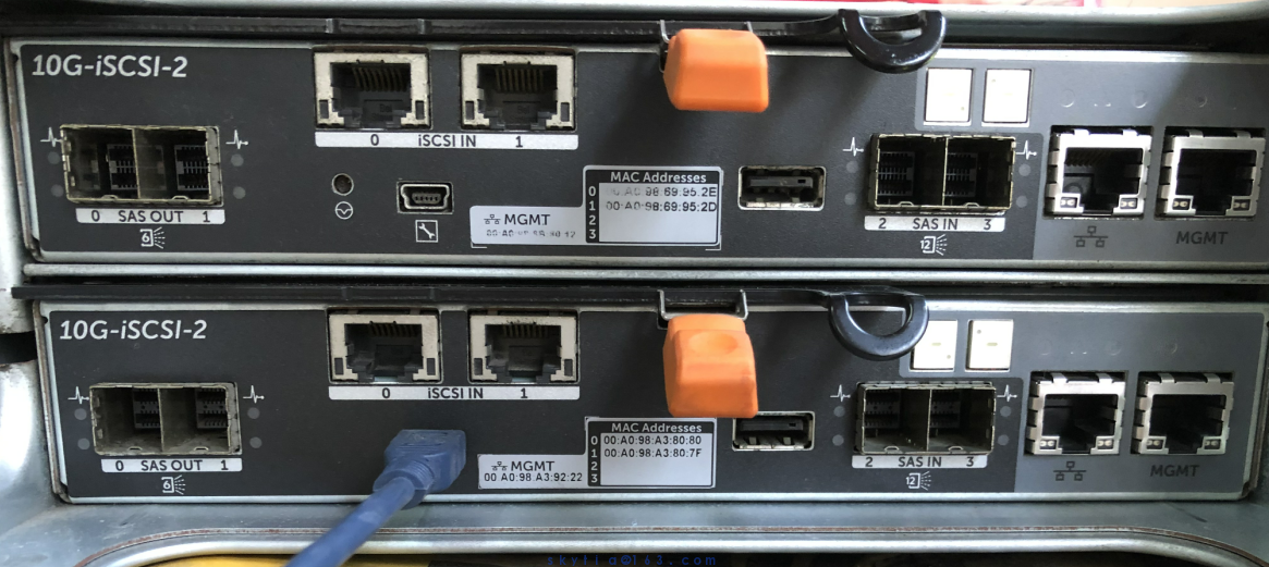 Dell MD3820i  111-02126+G0 07YJ34 10G-ISCSI-2 controller(图1)